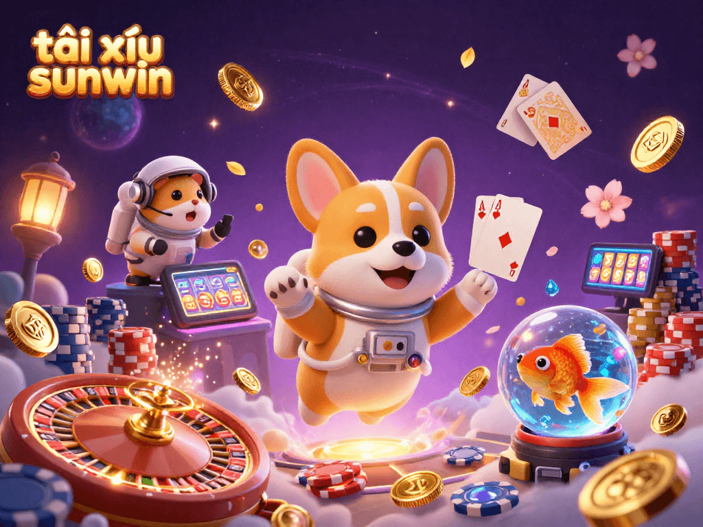 Experience thrilling gameplay at tài xỉu sunwin with vibrant casino elements and dynamic characters.
