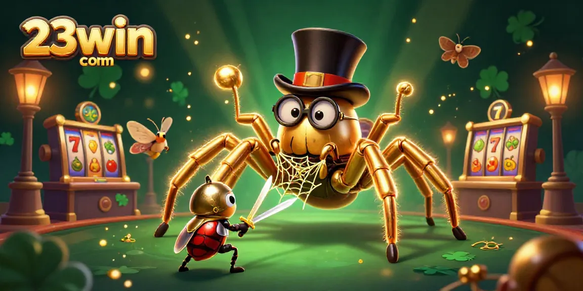 Join the adventure with 23win com in an epic casino-themed showdown featuring dynamic characters and thrilling gaming elements.