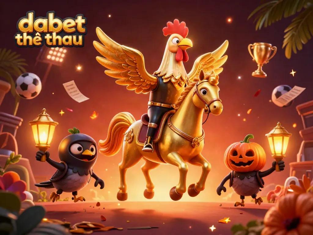 Join the exciting dabet thể thao scene with vibrant sports elements and dynamic characters betting on their favorite games.