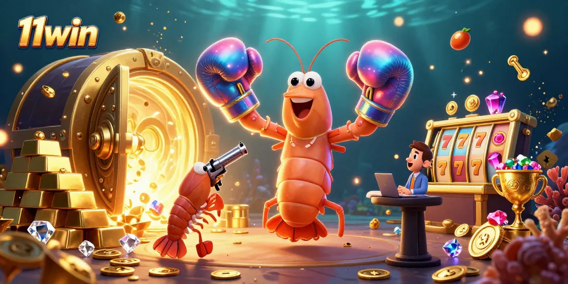 Engage in thrilling action at 11win with exciting slots and treasures from the ocean's depths.